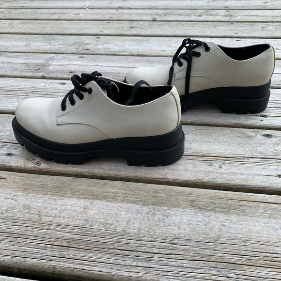 Call It Spring Vegan Sustainable B.E.D Foam Platform Oxford Shoes Size 8 - Picture 3 of 11